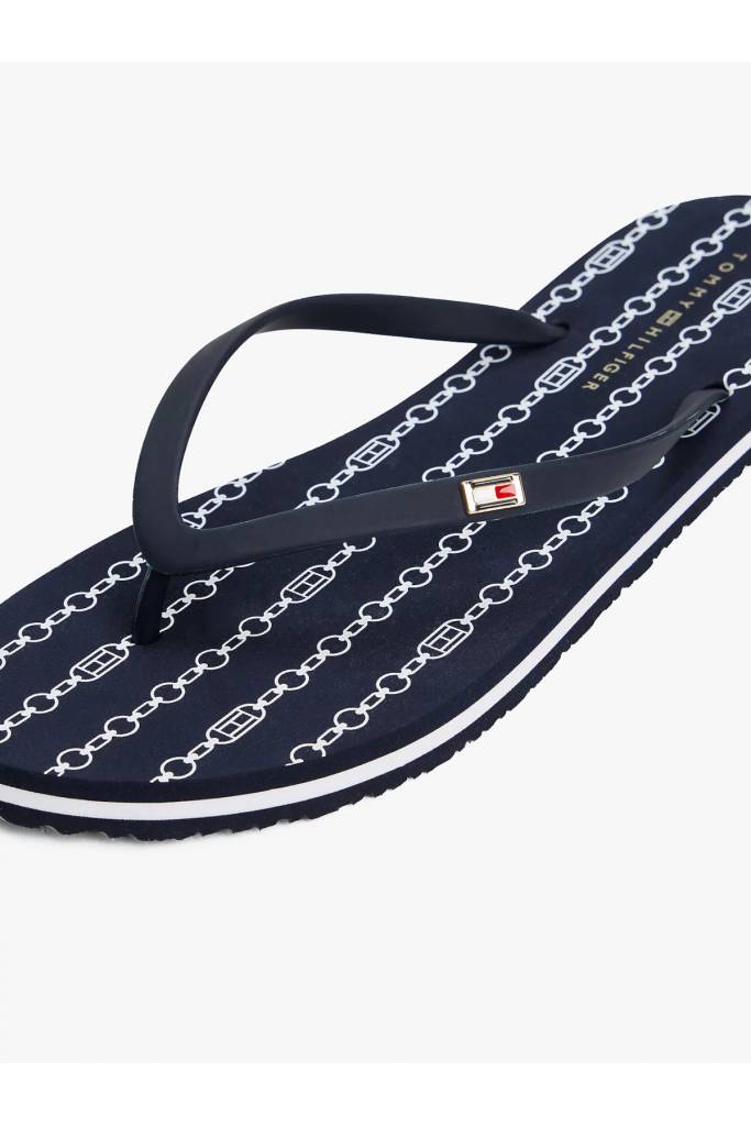 Detal stylizacja damskie japonki lila strap beach tommy hilfiger FW0FW08518 Detal stylizacja damskie japonki lila strap beach tommy hilfiger FW0FW08518