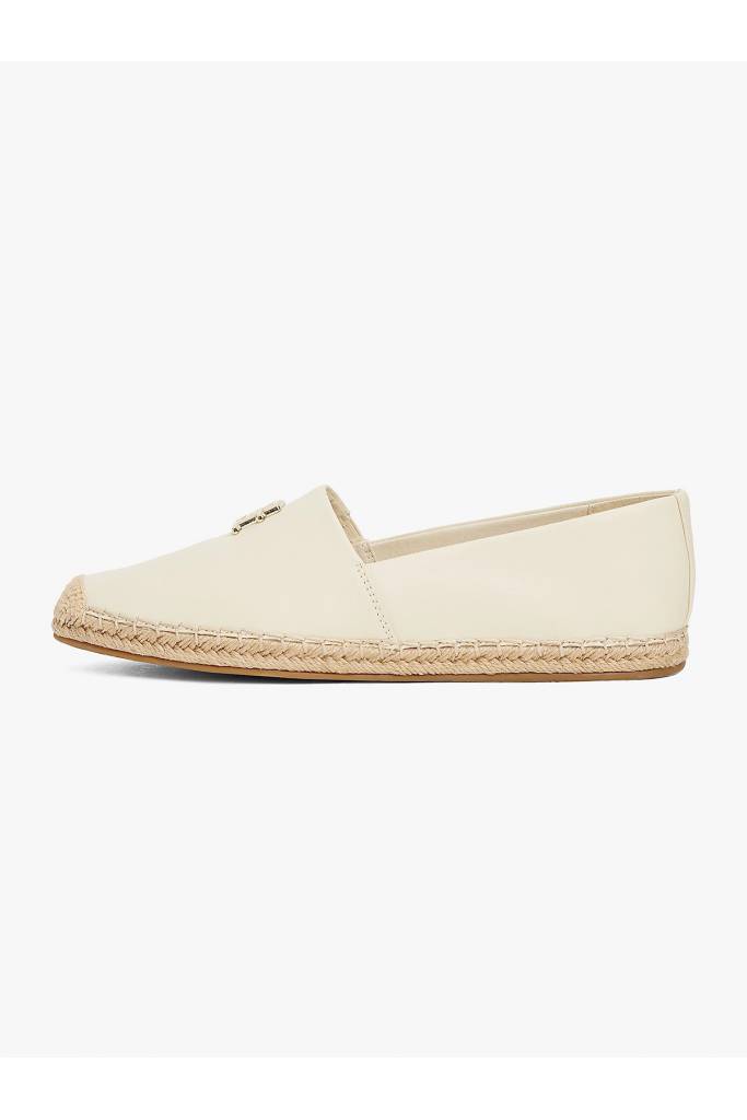 Damskie espadryle skórzane rana logo tommy hilfiger FW0FW08540