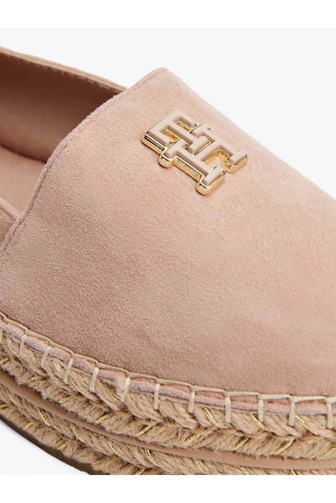 Detal stylizacja damskie espadryle zamszowe bex platform tommy hilfiger FW0FW08586 Detal stylizacja damskie espadryle zamszowe bex platform tommy hilfiger FW0FW08586