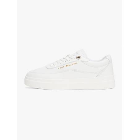 Damskie sneakersy skórzane modern court tommy hilfiger FW0FW08800