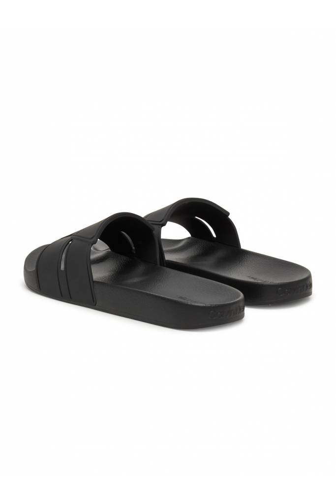 Tył męskie klapki santorini pool slide double calvin klein HM0HM01752 Tył męskie klapki santorini pool slide double calvin klein HM0HM01752