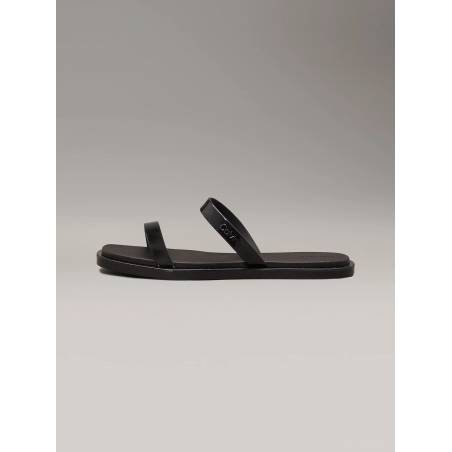 Damskie klapki sleek double bar jelly calvin klein HW0HW02417