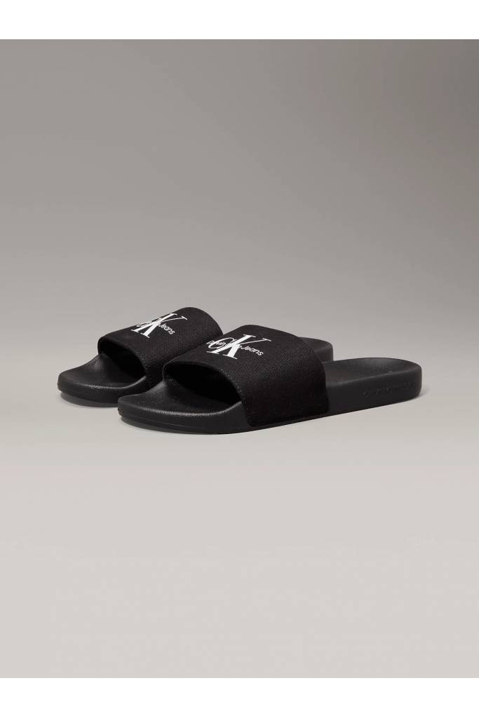 Przód męskie klapki miami monogram cv calvin klein jeans YM0YM01271