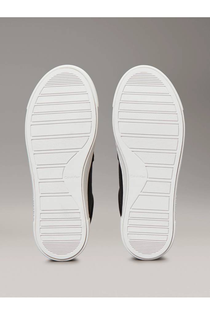 Detal 3 damskie sneakersy skórzane cupsole lace up mix calvin klein HW0HW02470