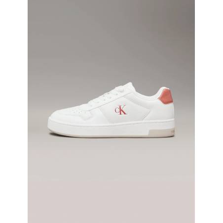 Damskie sneakersy skórzane milan basket cupsole low mg calvin klein jeans YW0YW01765