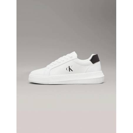 Damskie sneakersy skórzane malmo chunky cupsole low mg calvin klein jeans YW0YW01769