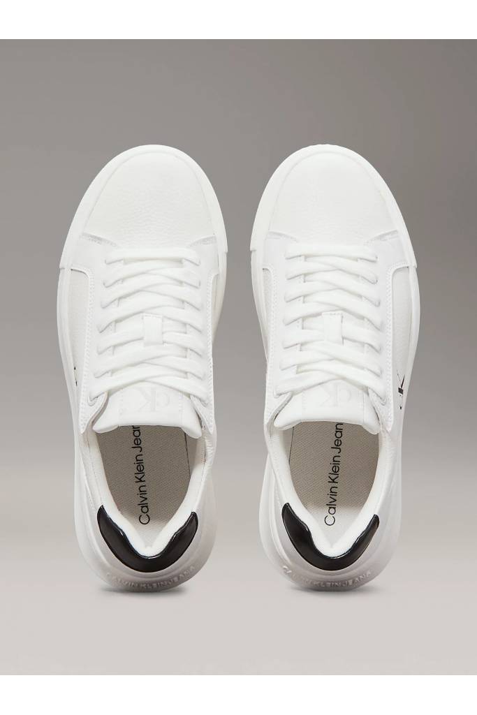 Detal 2 damskie sneakersy skórzane malmo chunky cupsole low mg calvin klein jeans YW0YW01769 Detal 2 damskie sneakersy skórzane malmo chunky cupsole low mg calvin klein jeans YW0YW01769