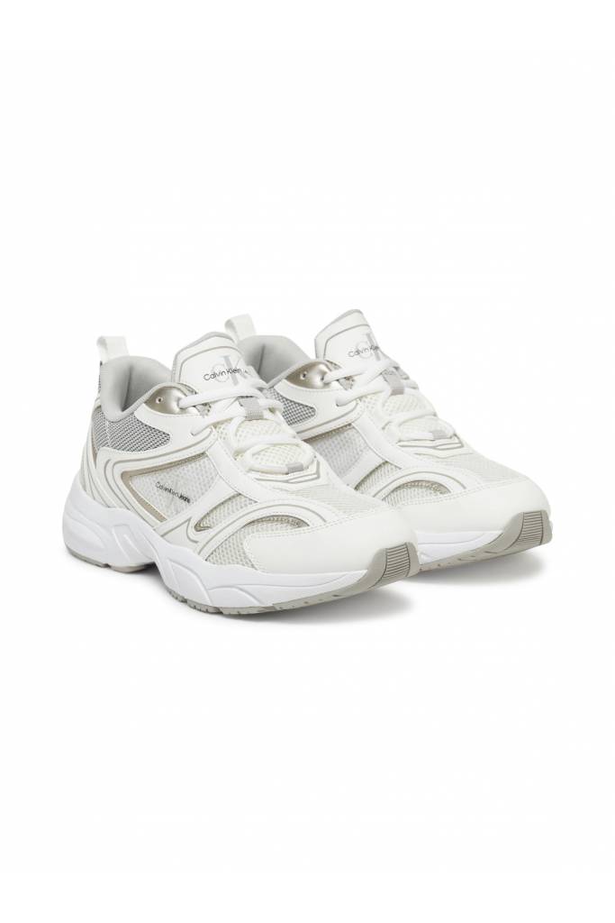 Przód damskie sneakersy kyoto retro tennis mesh ml calvin klein jeans YW0YW01807 Przód damskie sneakersy kyoto retro tennis mesh ml calvin klein jeans YW0YW01807
