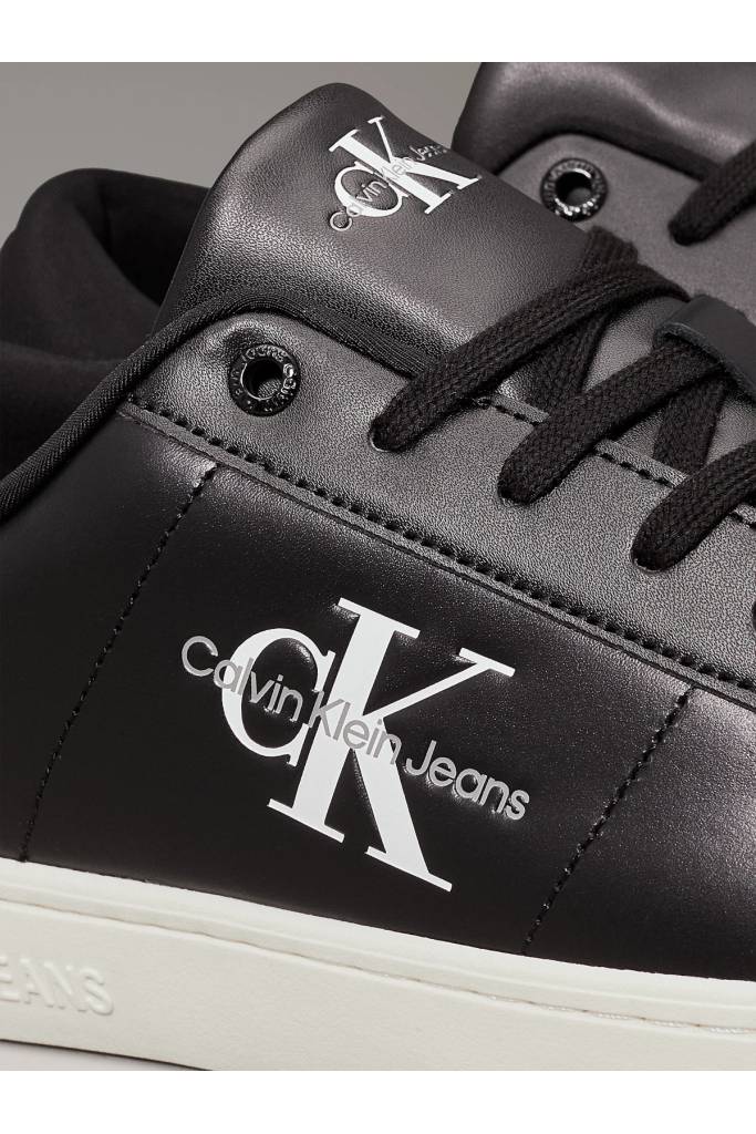 Detal stylizacja męskie sneakersy skórzane classic cupsole low laceup lth calvin klein jeans YM0YM00864 Detal stylizacja męskie sneakersy skórzane classic cupsole low laceup lth calvin klein jeans YM0YM00864