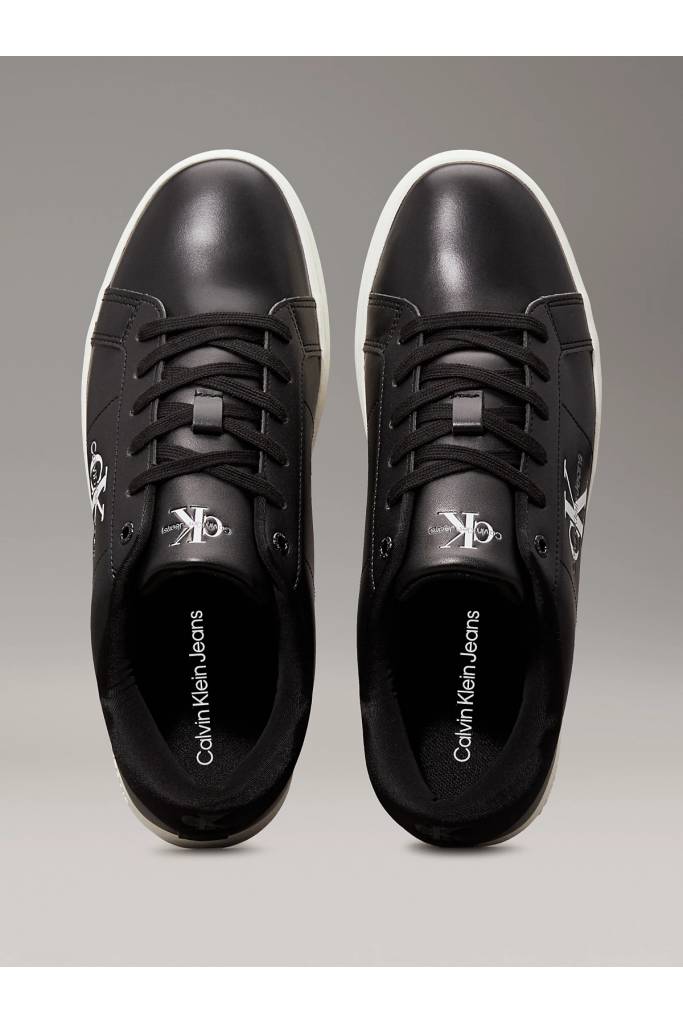 Detal 2 męskie sneakersy skórzane classic cupsole low laceup lth calvin klein jeans YM0YM00864 Detal 2 męskie sneakersy skórzane classic cupsole low laceup lth calvin klein jeans YM0YM00864