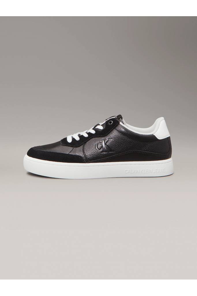 Męskie sneakersy skórzane classic cupsole mg wmm calvin klein jeans YM0YM01153