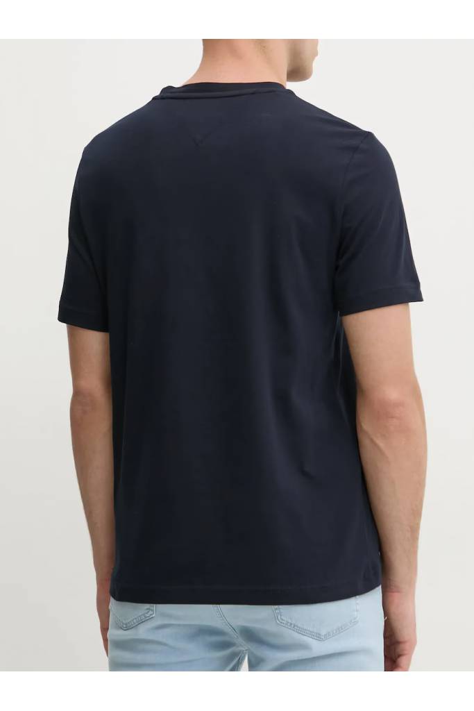 Tył męski t-shirt embroidery logo tommy hilfiger MW0MW38620