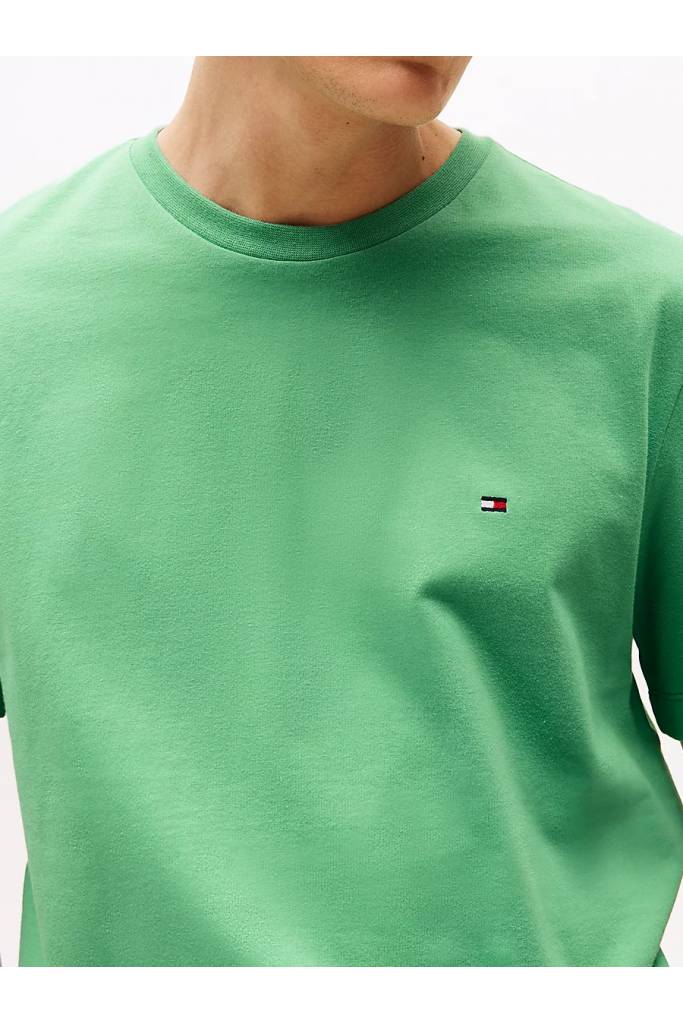Detal 3 męski t-shirt ess seasonal reg fit solid tommy hilfiger MW0MW39995 Detal 3 męski t-shirt ess seasonal reg fit solid tommy hilfiger MW0MW39995