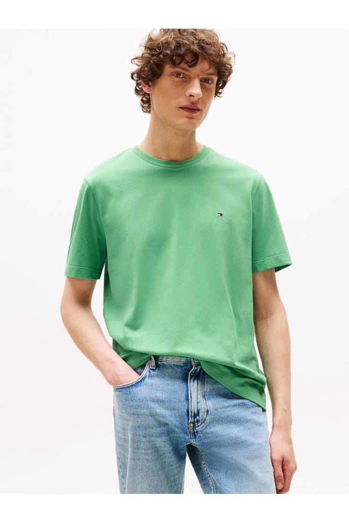 Detal 4 męski t-shirt ess seasonal reg fit solid tommy hilfiger MW0MW39995
