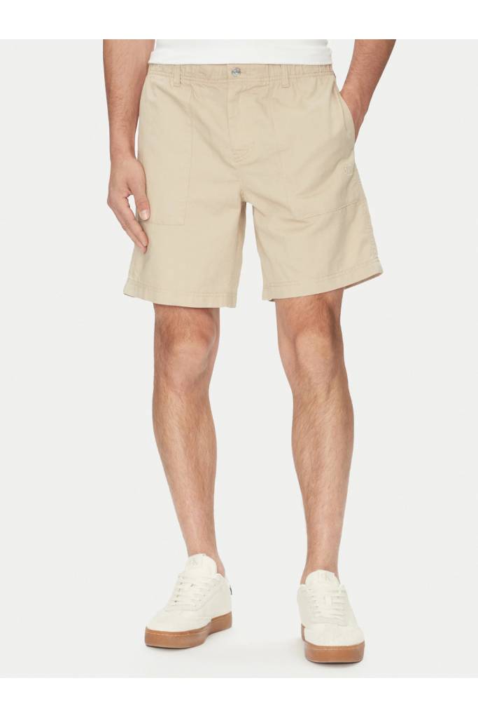 Przód męskie szorty linen calvin klein jeans J30J327300