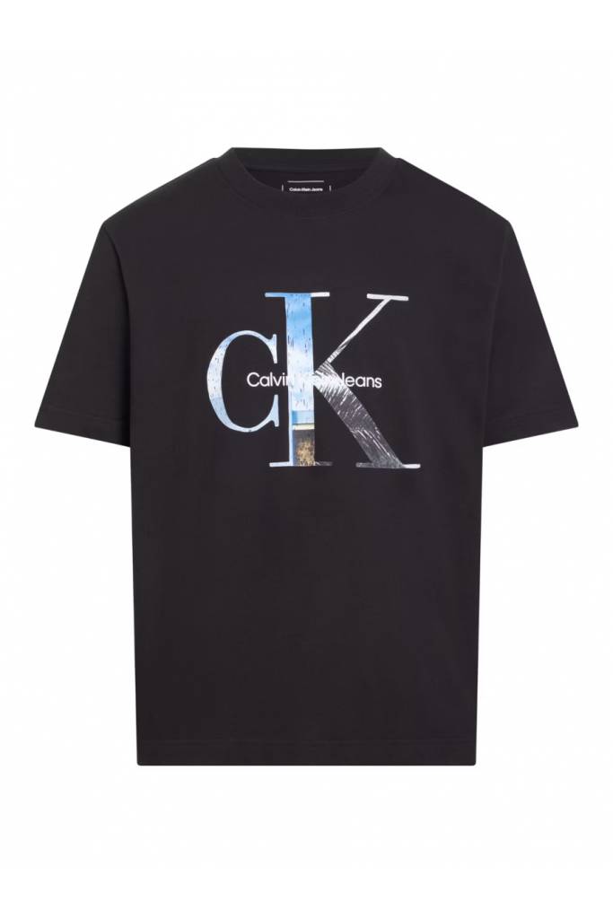 Męski t-shirt photo monogram calvin klein jeans J30J327483 Męski t-shirt photo monogram calvin klein jeans J30J327483