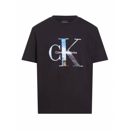 Męski t-shirt photo monogram calvin klein jeans J30J327483