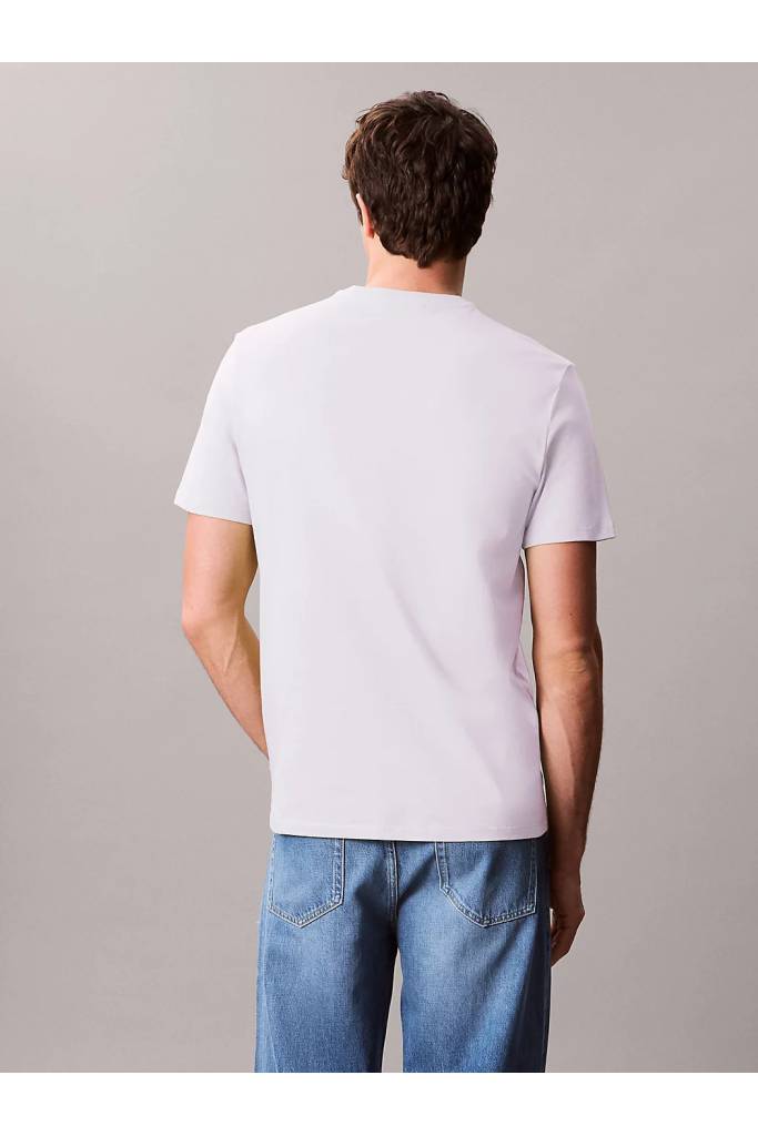 Tył męski t-shirt smooth cttn solid calvin klein jeans LV040HM265 Tył męski t-shirt smooth cttn solid calvin klein jeans LV040HM265