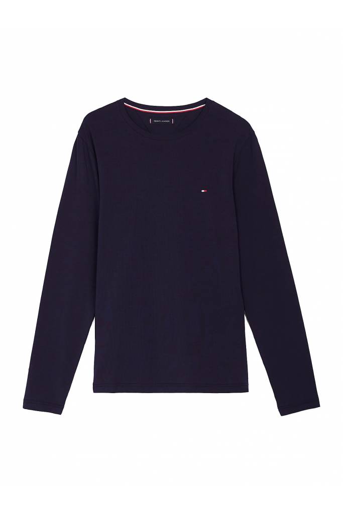 Detal 2 męski longsleeve stretch tommy hilfiger MW0MW10804