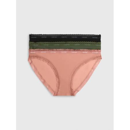 Damskie majtki figi bikini calvin klein 3-pack 000QD3804E