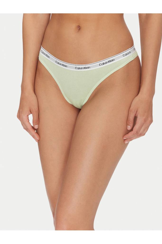 Detal 3 damskie stringi icon logo thong calvin klein 3-pack 000QD5209E Detal 3 damskie stringi icon logo thong calvin klein 3-pack 000QD5209E