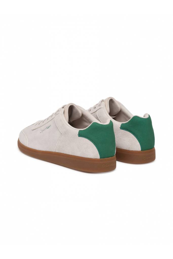 Detal stylizacja męskie sneakersy zamszowe caesar calvin klein HM0HM01946 Detal stylizacja męskie sneakersy zamszowe caesar calvin klein HM0HM01946