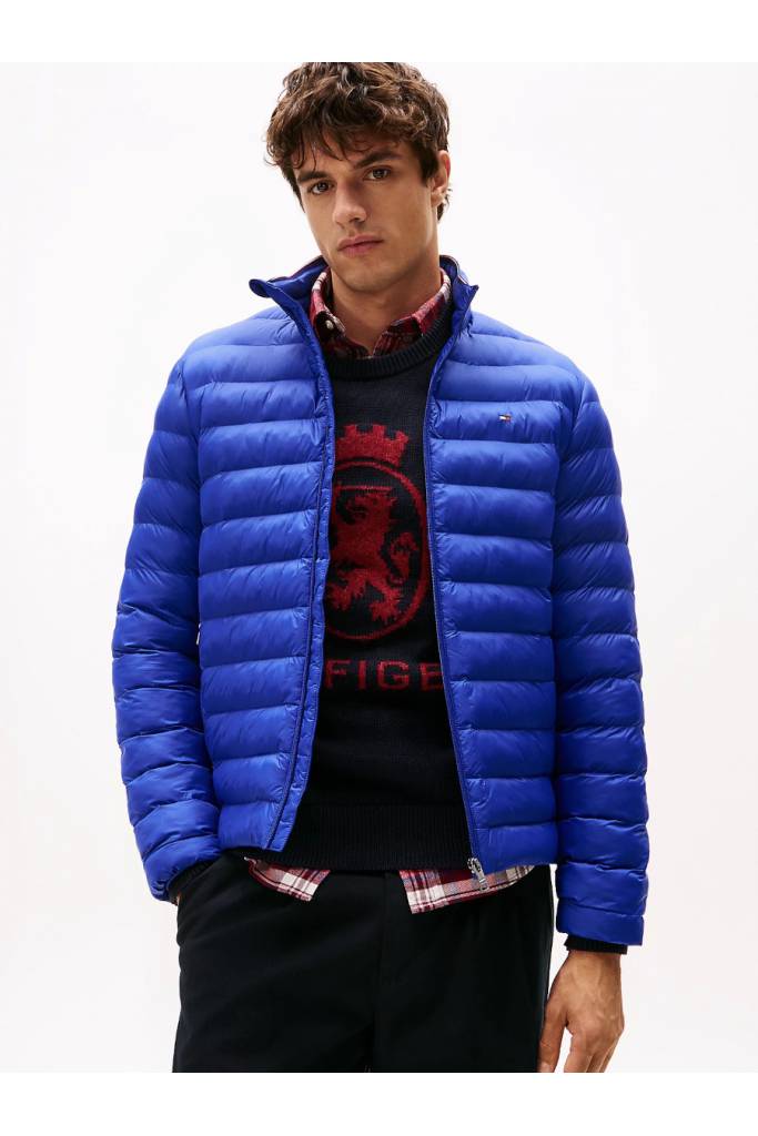 Przód męska kurtka ocieplana packable recycled tommy hilfiger MW0MW37634