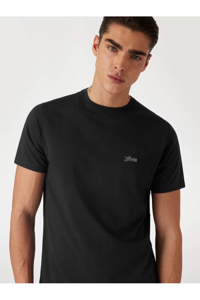 Detal stylizacja męski t-shirt basic pima guess M4GI70 KC9X0 Detal stylizacja męski t-shirt basic pima guess M4GI70 KC9X0