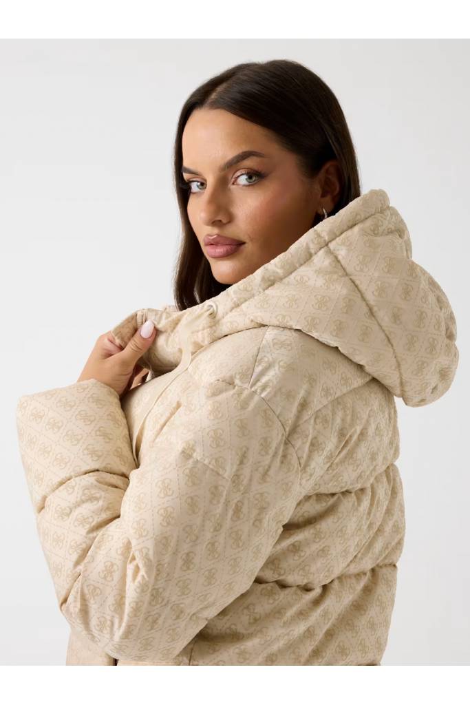 Detal stylizacja damska kurtka ocieplana daisy puffer guess W4BL36 WGJZ0 Detal stylizacja damska kurtka ocieplana daisy puffer guess W4BL36 WGJZ0