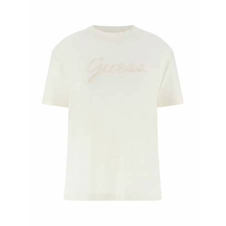 Damski t-shirt dora knit-collar guess active V5BI04 K1950