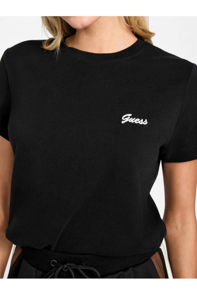 Detal stylizacja damski t-shirt alba guess active V5BI17 KCBF1