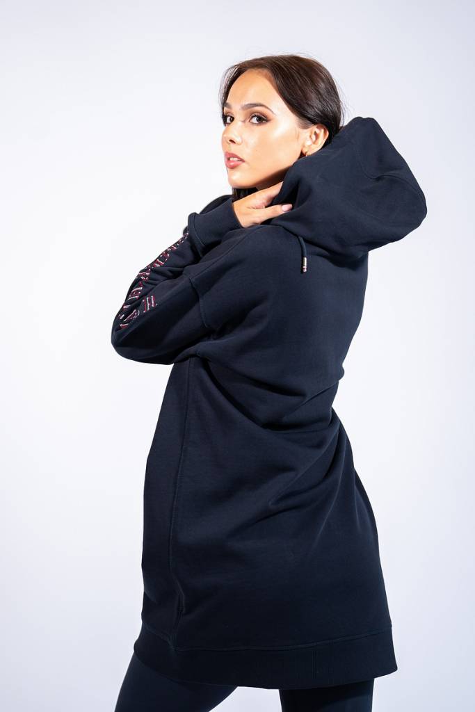 Detal 2 tommy hilfiger sukienka carly hooded WW0WW28165 Detal 2 tommy hilfiger sukienka carly hooded WW0WW28165
