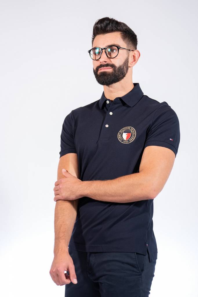 Tommy hilfiger polo crest chest męskie MW0MW14166 Tommy hilfiger polo crest chest męskie MW0MW14166