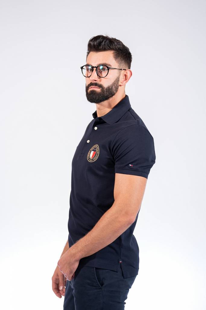 Detal stylizacja tommy hilfiger polo crest chest męskie MW0MW14166 Detal stylizacja tommy hilfiger polo crest chest męskie MW0MW14166