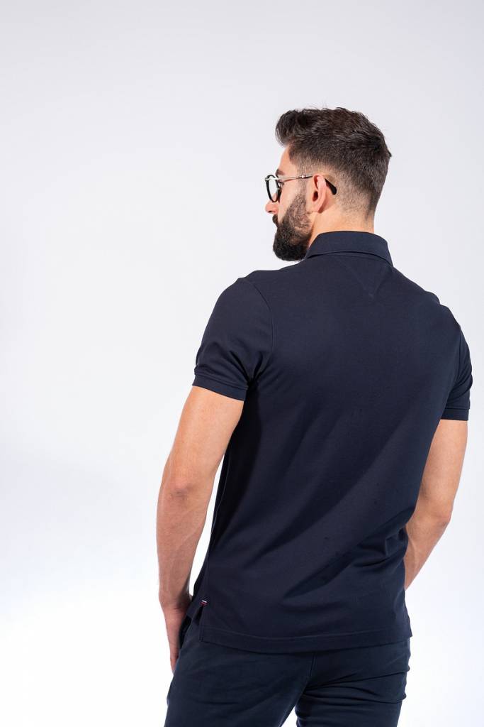 Tył tommy hilfiger polo crest chest męskie MW0MW14166 Tył tommy hilfiger polo crest chest męskie MW0MW14166