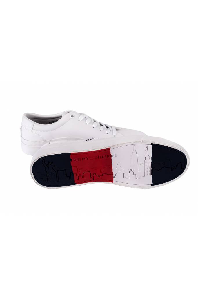 Tył tommy hilfiger sneakersy corporate leather FM0FM02853 Tył tommy hilfiger sneakersy corporate leather FM0FM02853