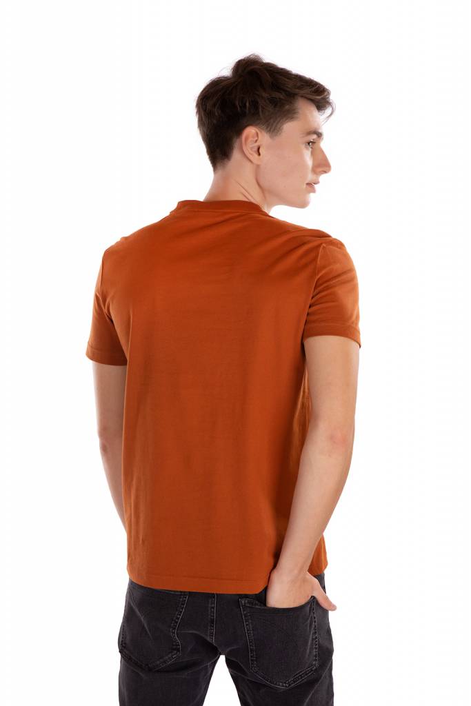 Tył calvin klein t-shirt męski multi embroidery K10K105955