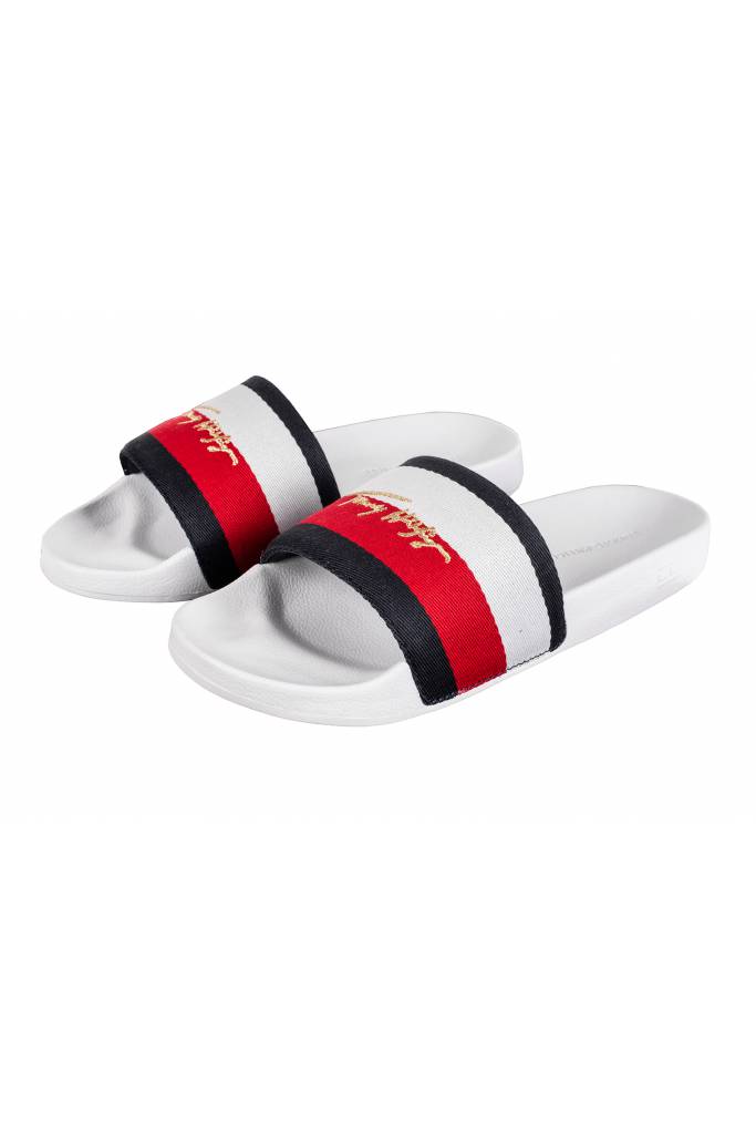 Tommy hilfiger klapki signature pool FW0FW05151 Tommy hilfiger klapki signature pool FW0FW05151