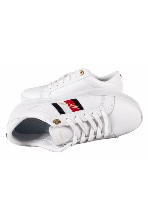 tommy hilfiger signature flatform trainers