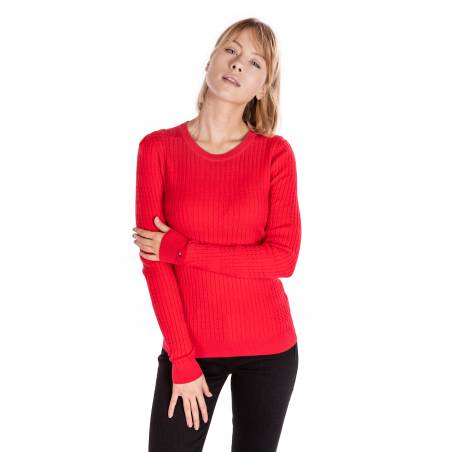 Tommy hilfiger sweter damski essential cable WW0WW28472