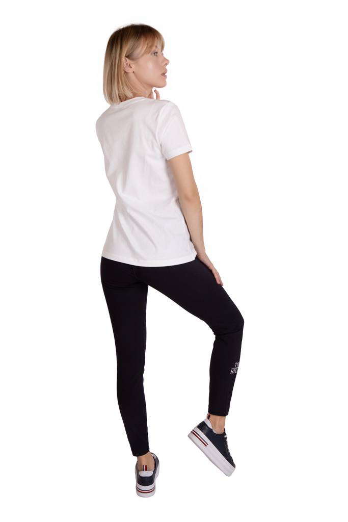 Przód tommy hilfiger legginsy damskie WW0WW28833 Przód tommy hilfiger legginsy damskie WW0WW28833