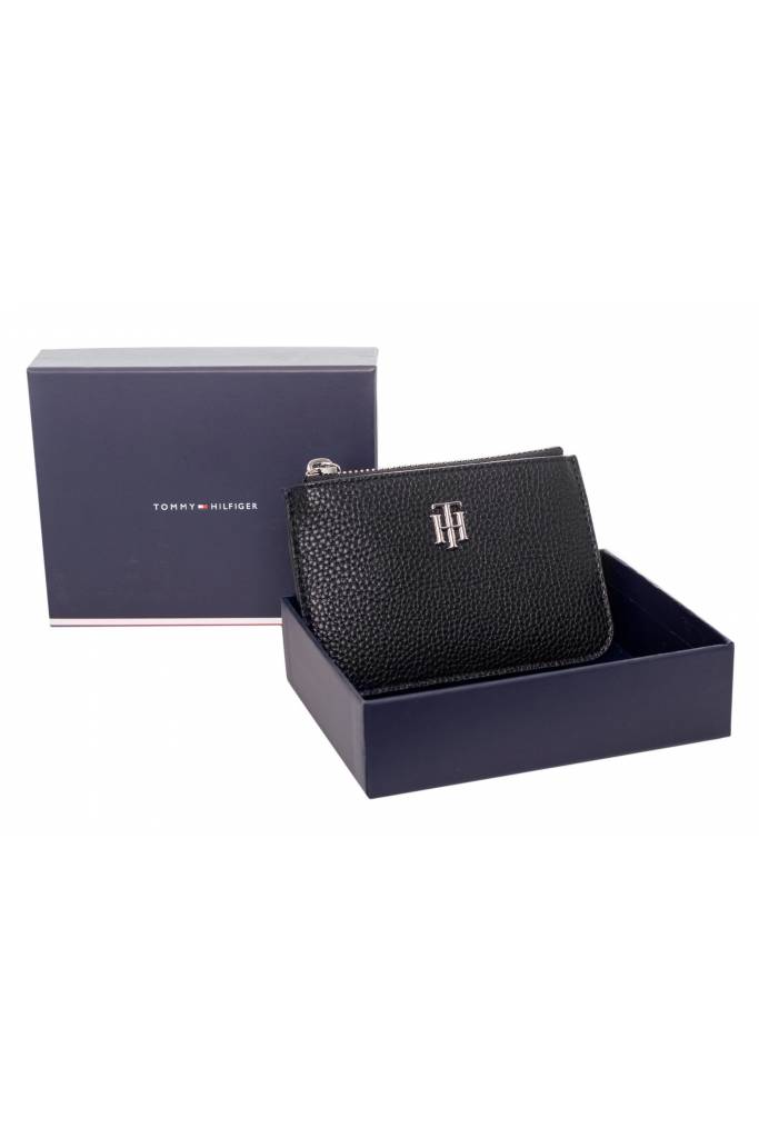 Przód tommy hilfiger portfel mini essence AW0AW09024 Przód tommy hilfiger portfel mini essence AW0AW09024