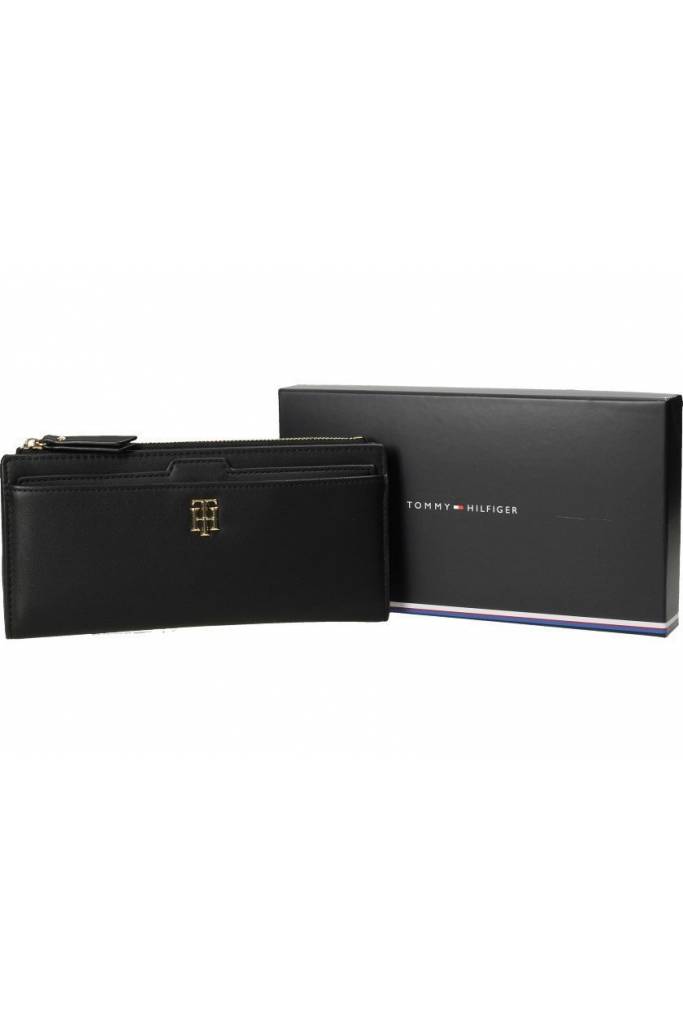 Tył tommy hilfiger portfel + etui na karty seasonal AW0AW08917