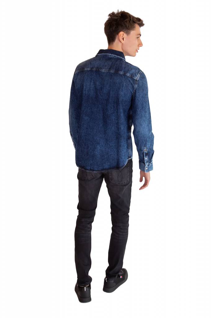 Tył calvin klein jeans koszula modern western J30J316003 Tył calvin klein jeans koszula modern western J30J316003