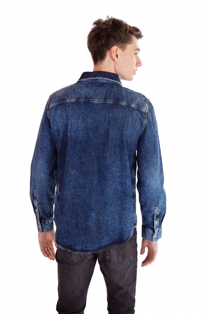 Detal stylizacja calvin klein jeans koszula modern western J30J316003 Detal stylizacja calvin klein jeans koszula modern western J30J316003
