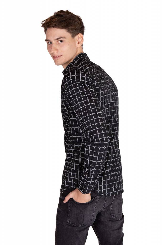 Detal stylizacja calvin klein jeans koszula grid J30J315662 Detal stylizacja calvin klein jeans koszula grid J30J315662