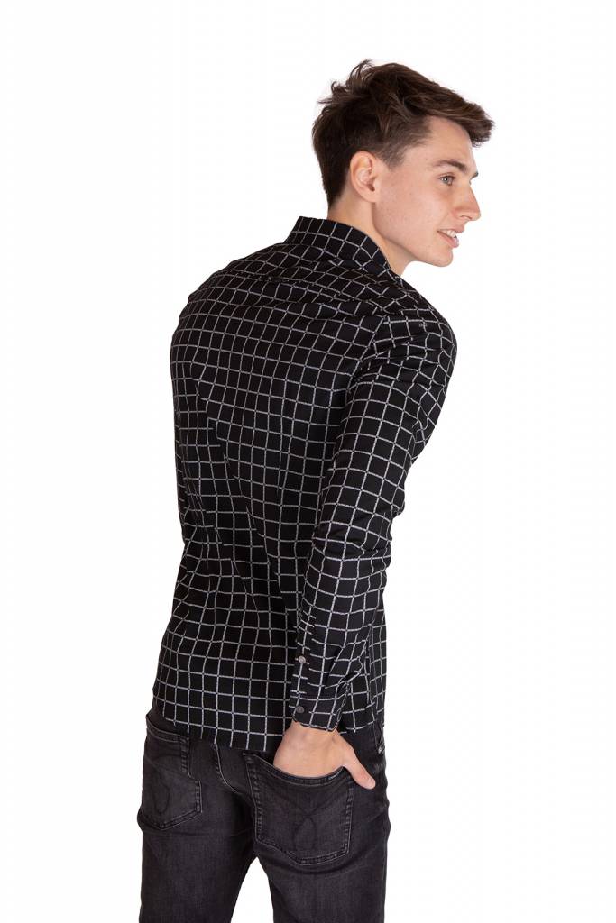 Tył calvin klein jeans koszula grid J30J315662 Tył calvin klein jeans koszula grid J30J315662