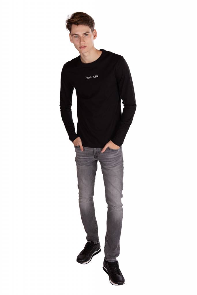 Przód calvin klein longsleeve liquid logo K10K105646 Przód calvin klein longsleeve liquid logo K10K105646