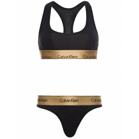 Calvin klein underwear komplet biustonosz i stringi 000QF5668E