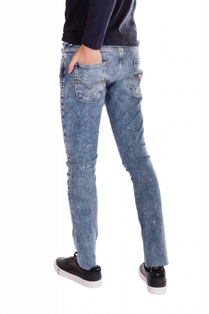 Tył guess męskie jeansy chris skinny fit M0YA27 D44F1 Tył guess męskie jeansy chris skinny fit M0YA27 D44F1